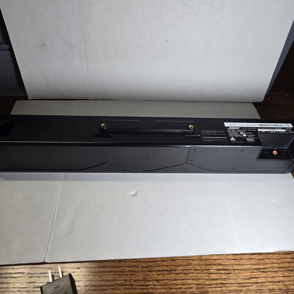 Bose Solo 5 TV 418775 Black Soundbar System Speaker Untested No Remote As Is - Picture 3 of 8